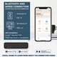 Преносим термичен принтер A4, VALA® X9, Bluetooth, USB, съвместим с iOS/Android/Windows/MAC, директен термичен печат без мастило, приложение Tiny Print, 2500 mAh батерия, черен