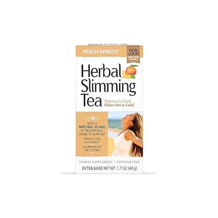 Slimming Karcsúsító tea, 21st Century, gyógynövényes - barack sárgabarack - 24 filter