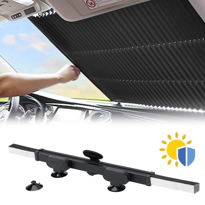 Összecsukható autó napellenző, 155 x 65 cm – Carshield