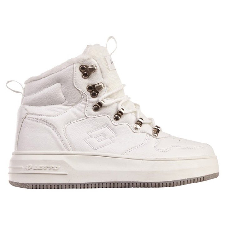 Pantofi dama Lotto, Sintetic, Alb, Alb