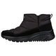 Ghete dama Skechers, Piele naturala, Negru, Negru