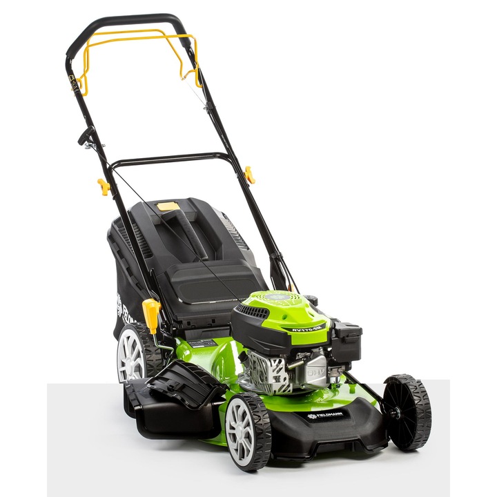 Fieldmann FZR 5316-170B Benzines fűnyírő 2, 7 kW / 4, 1 LE, 7 vágási magasság, 530 mm vágási szélesség, Zöld-fekete