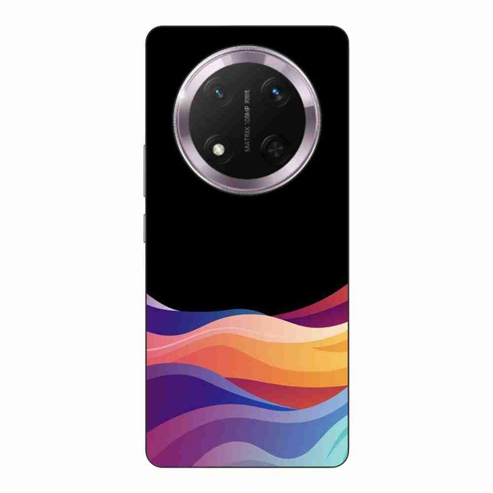 Husa compatibila cu Honor Magic7 Lite Silicon Gel Tpu Model Neon Waves