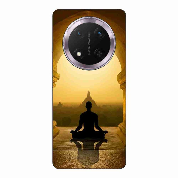 Husa compatibila cu Honor Magic7 Lite Silicon Gel Tpu Model Meditation