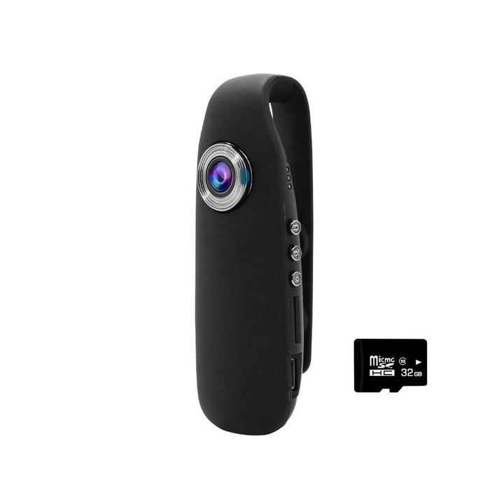 Camera clema Xenco A19, 1080P, 560 mAh, negru