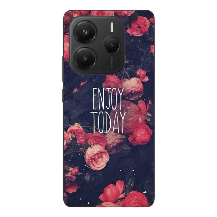 Husa compatibila cu Xiaomi Redmi Note 14 5G Silicon Gel Tpu Model Enjoy Today