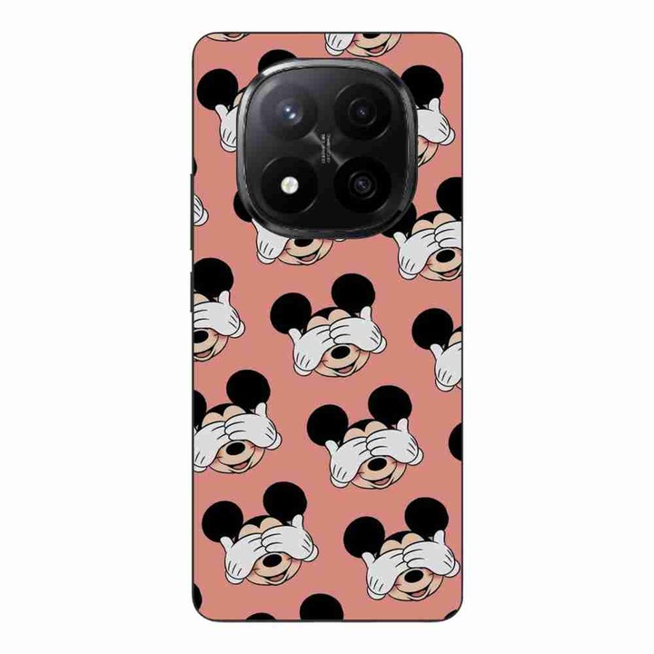 Husa compatibila cu Xiaomi Redmi Note 14 Pro Plus Silicon Gel Tpu Model Mickey Pattern Peek A Boo