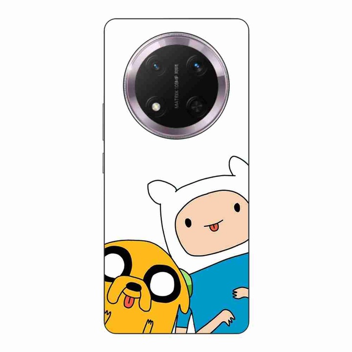 Husa compatibila cu Honor Magic7 Lite Silicon Gel Tpu Model Finn and Jake Tongues