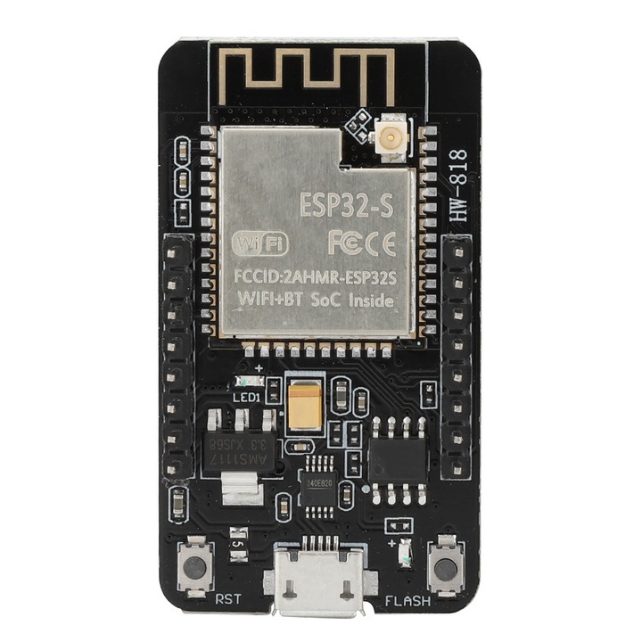 ESP32-CAM WiFi+Bluetooth модул, 4K, компактен дизайн, 4.8x2.6x1см