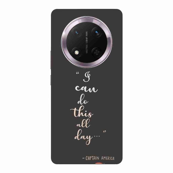 Husa compatibila cu Honor Magic7 Lite Silicon Gel Tpu Model Mesaj I Can Do This All Day