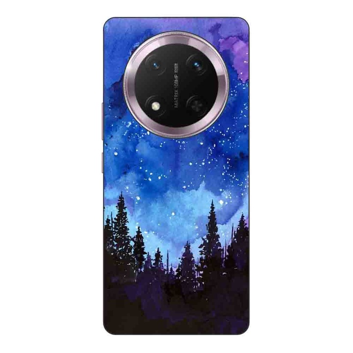Husa compatibila cu Honor Magic7 Lite Silicon Gel Tpu Model Night Forest