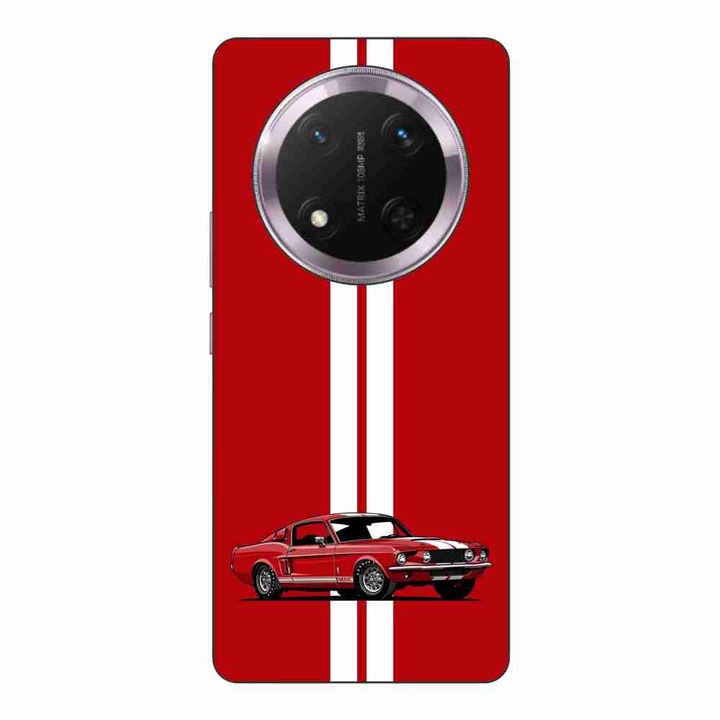 Husa compatibila cu Honor Magic7 Lite Silicon Gel Tpu Model Red Mustang