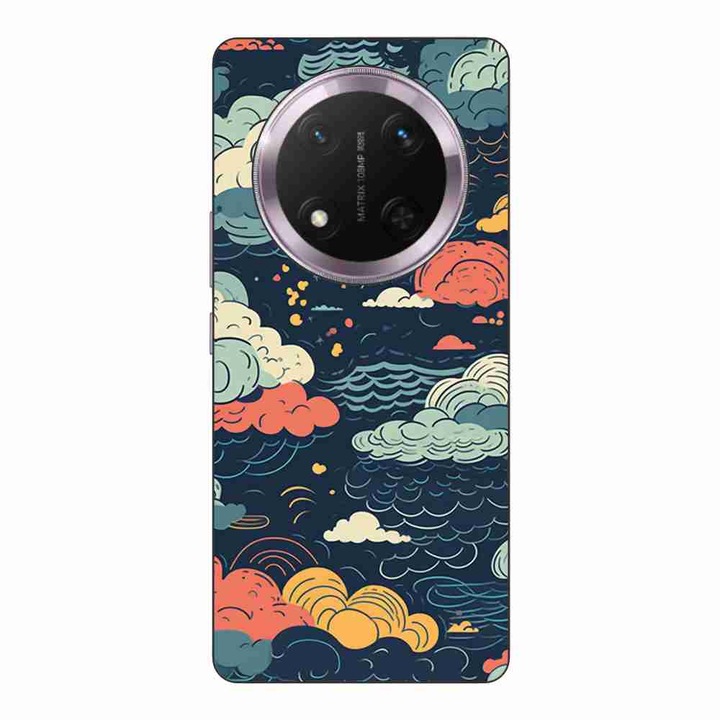 Husa compatibila cu Honor Magic7 Lite Silicon Gel Tpu Model Mystic Night Sky