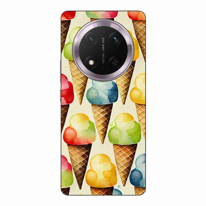 Husa compatibila cu Honor Magic7 Lite Silicon Gel Tpu Model Icecream Pattern