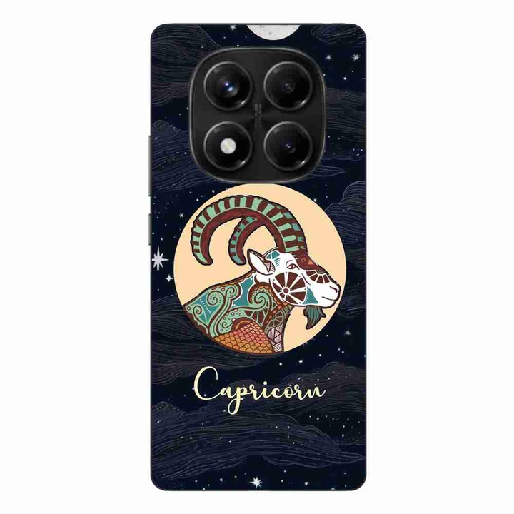 Husa compatibila cu Xiaomi Redmi Note 14 Pro 4G Silicon Gel Tpu Model Horoscop Capricorn