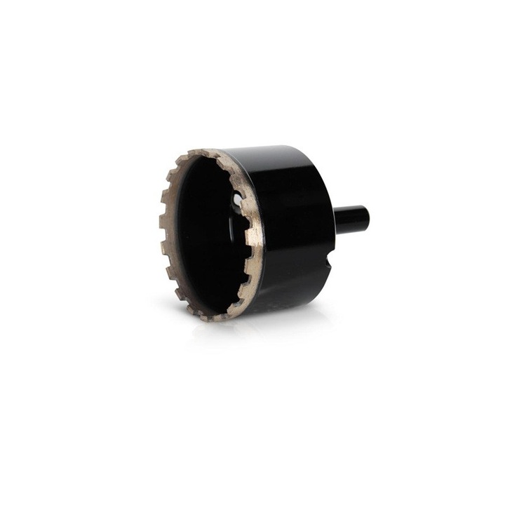 Carota diamantata cu diametru 65 mm FORAGRES DRILL Rubi pentru carotare umeda in faianta, gresie, portelan, granit, marmura, piatra naturala, 04974