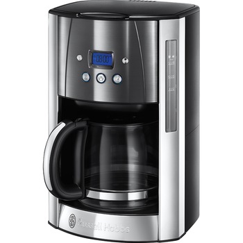 Cafetiera Russell Hobbs Luna Moonlight Grey 23241-56, 1000 W, 1.8 l, Display LCD, Timer, Gri/Inox Cafetiera Russell Hobbs Luna Moonlight Grey 23241-56, 1000 W, 1.8 l, Display LCD, Timer, Gri/Inox