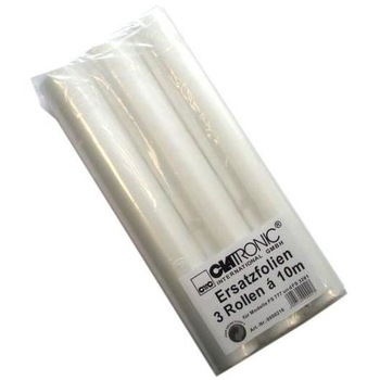 Accesoriu pentru imprimanta clatronic Role pentru vidarea alimentelor Clatronic 777, 28,5cm x 10 cm, 3 role Accesoriu pentru imprimanta clatronic Role pentru vidarea alimentelor Clatronic 777, 28,5cm x 10 cm, 3 role