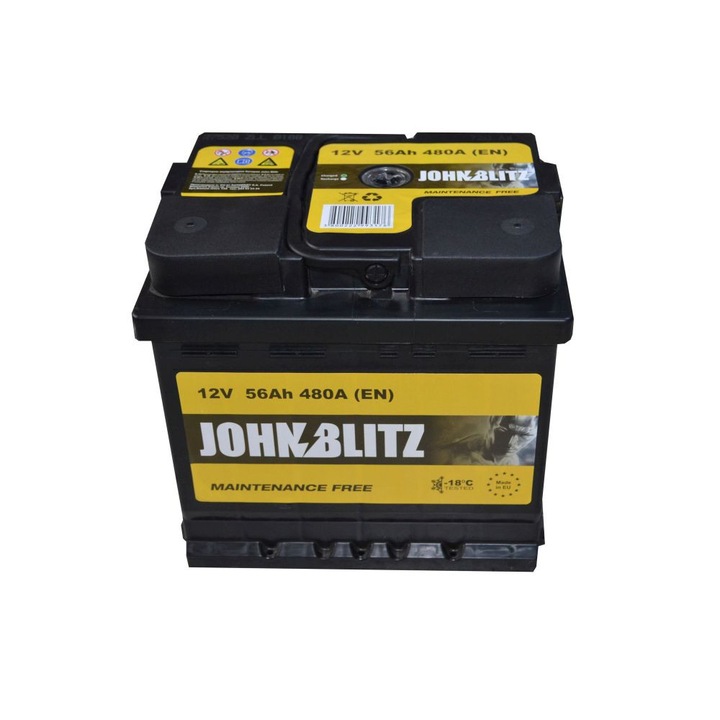 Акумулатор JOHN BLITZ 12V/56Ah 480A (EN) R+