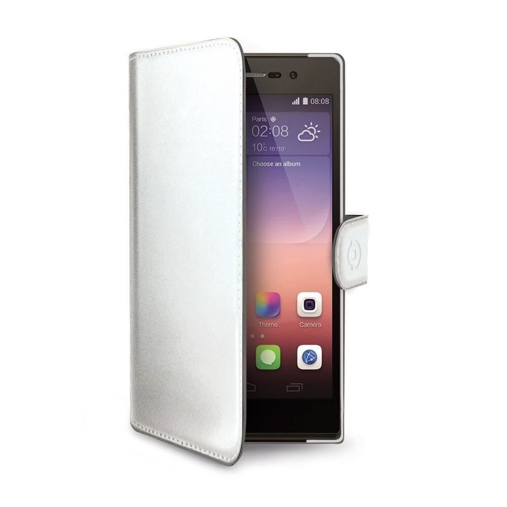 Husa Huawei P8 tip carte Alb Celly
