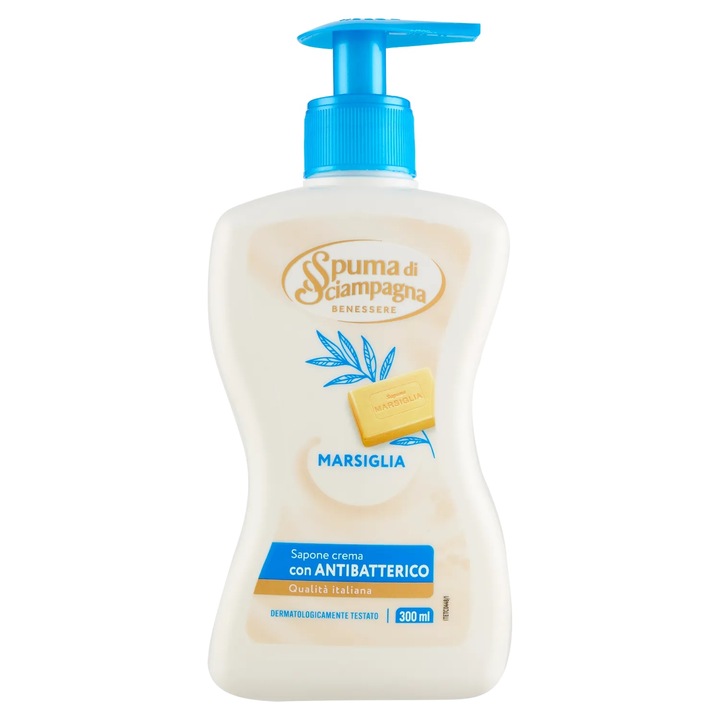 Sapun Lichid Crema cu Parfum de Marsiglia, Spuma di Sciampagna, 300 ml