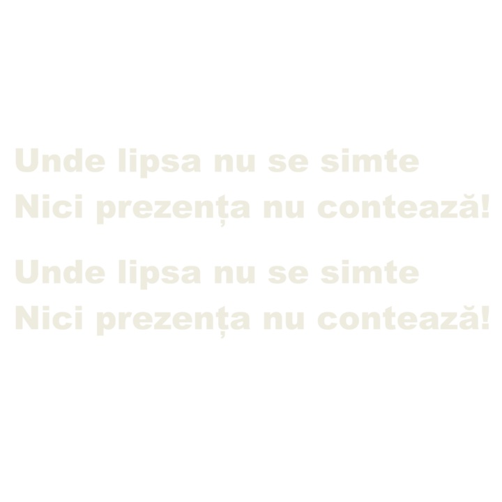 Set 2 stickere, unde lipsa nu se simte, nici prezenta nu conteaza, alb, 20cm