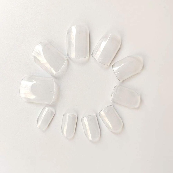 Unghii false ovale scurte setx500 buc 10 dimensiuni