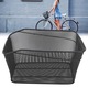 Cos bicicleta spate, metalic, rezistent capacitate mare, negru