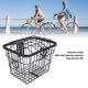 Cos bicicleta spate, metalic, rezistent capacitate mare, negru