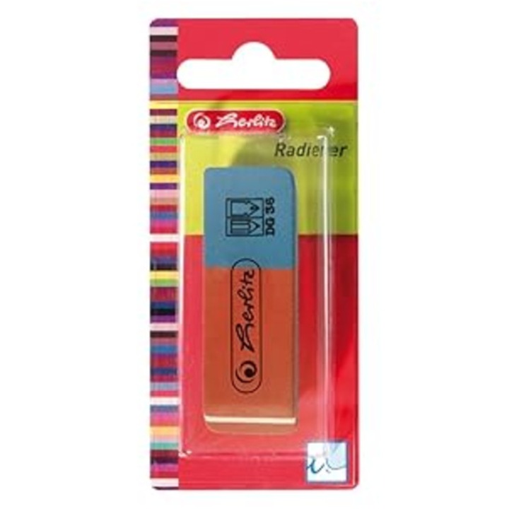 Set 2 radiere Herlitz, multicolor