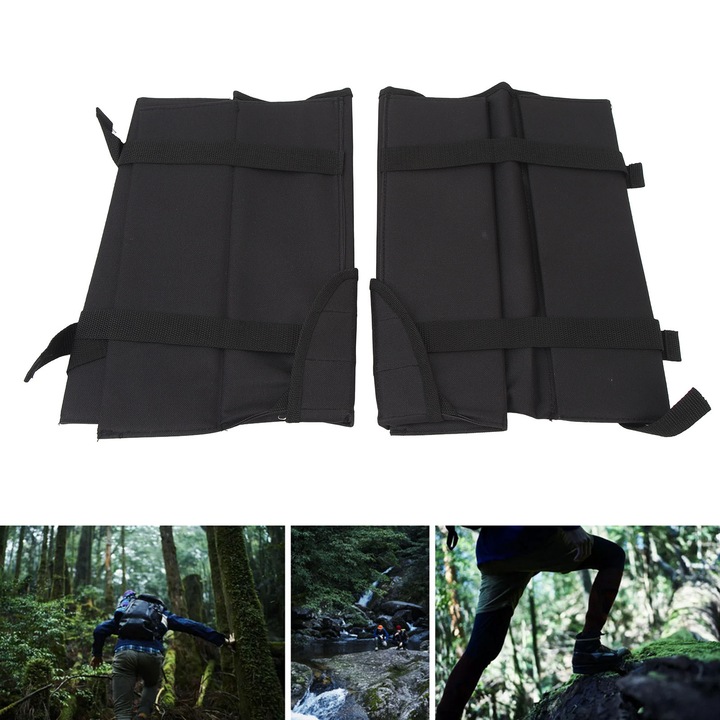 Aparatoare de serpi, protectie impotriva muscaturilor, material poliester, ajustabile, pentru drumetii, camping
