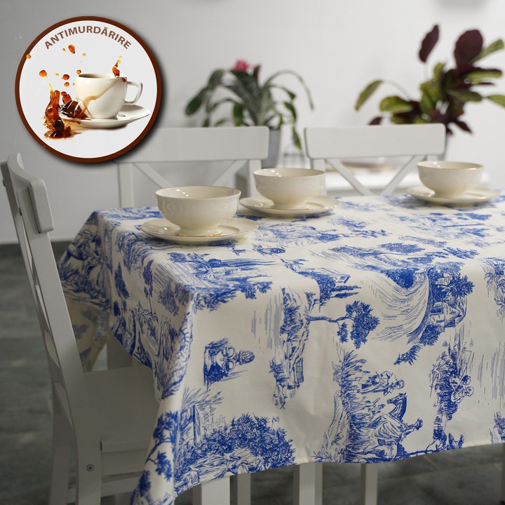 Kosztalanító terítő 100% Pamut 120x160 cm, Blue Animals