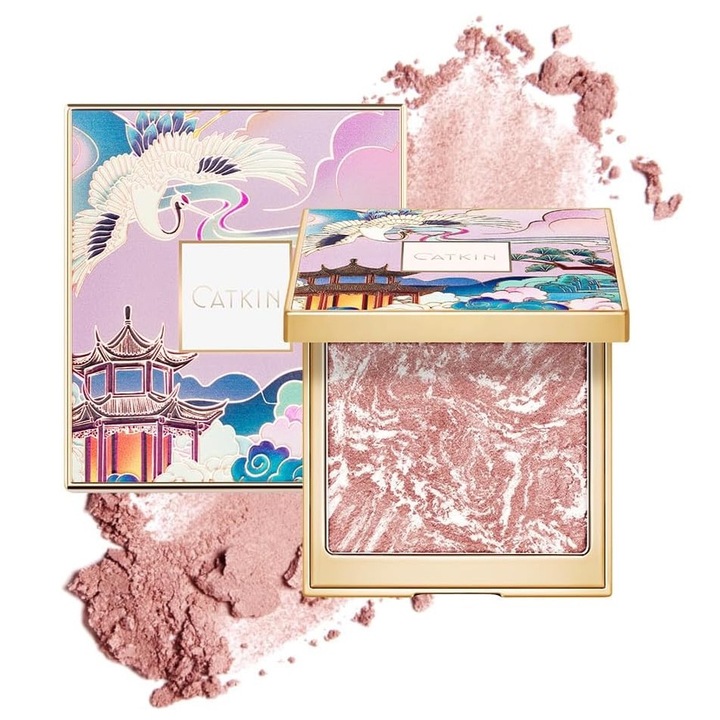 Catkin Rosy Blush Highlighter и Blush #C05 Rose Glow 10g
