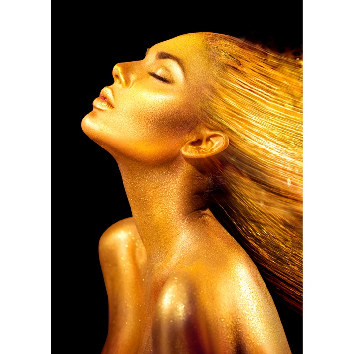 Tablou print pe canvas " PPF BGold GnB28" 40x60 cm