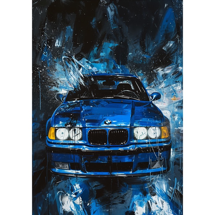 Tablou print pe canvas " PPF Cars 301A" 40x60 cm