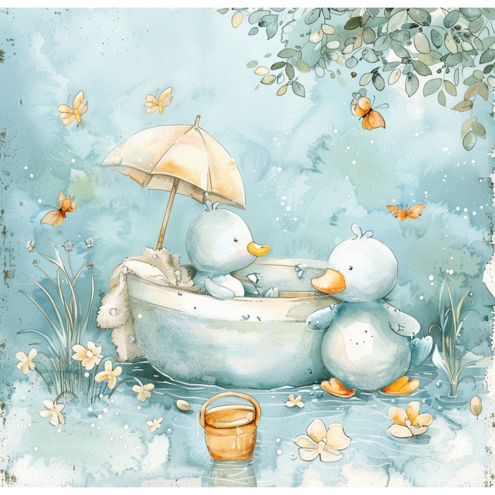 Tablou camera copil print pe canvas " PWA K 3 " 40x40 cm