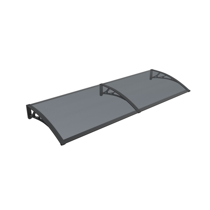 Copertina PREMIUM de usa, brate negre, placa 6mm intreaga antracit, MAPROFI, 240 x 80 cm