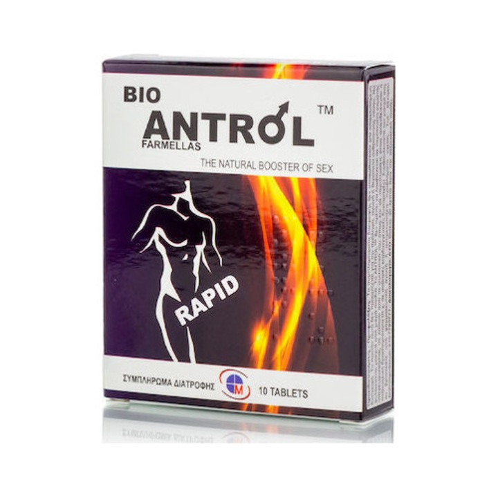 Supliment pentru sanatatea sexuala, Medichrom Bio Antrol, 10 tablete, 2 ingrediente active