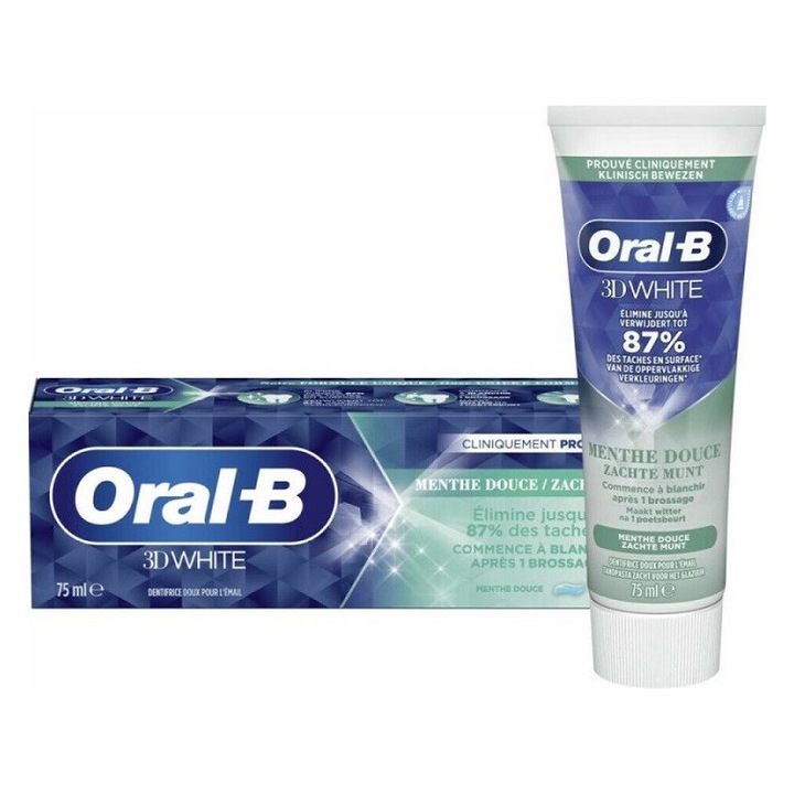 Паста за зъби Oral-B 3D White Soft Mint – 75 мл