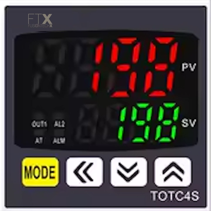 Controler digital pentru temperatura si umiditate (Termo-higrostat), TOTC4S, alimentare 220V AC, FusionTechX®