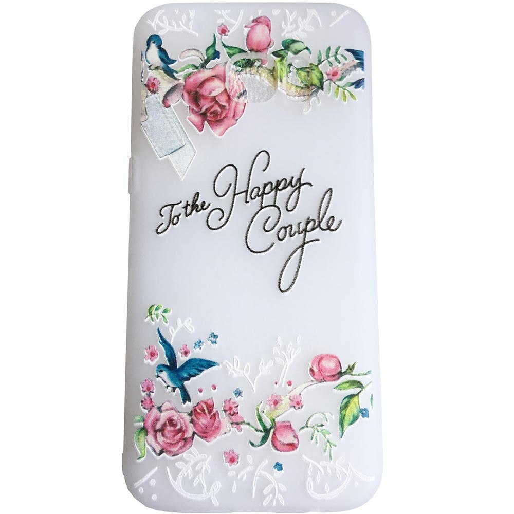 Husa de protectie pentru Huawei P10, 3D Relief, Happy, Silicon