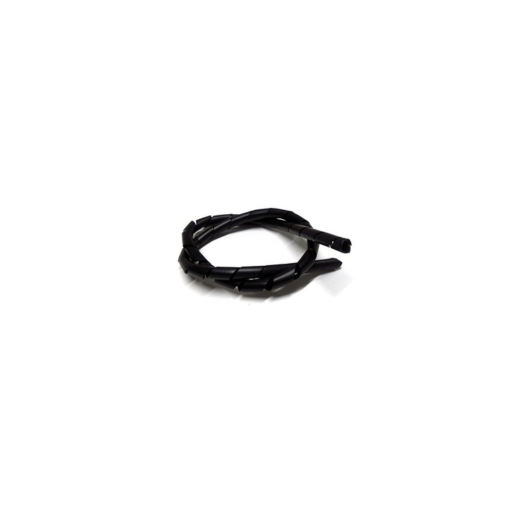 Organizator spiralat cabluri 9-50 mm negru lungime 25 m Elematic