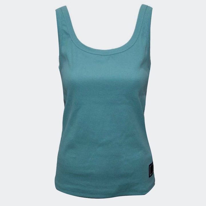 Maiou sport dama BodyTalk, decolteu rotund, croiala slim, bumbac, albastru