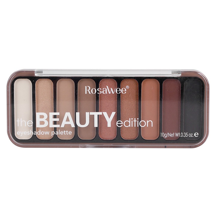 Paleta fard de pleoape 9 culori, mata si stralucitoare, multicolor