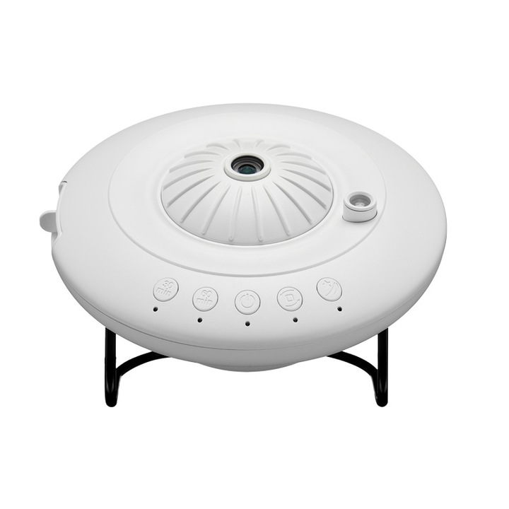 Proiector, lentile HD, reglare multiangulara, functie temporizator, 10 lampi, alb