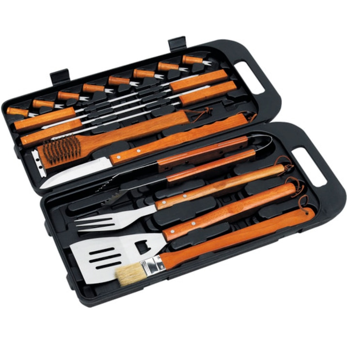 Set ustensile Gratar, 16 piese