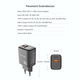 Set Incarcator Fast Charge 30W, cablu USB-C la USB-C si USB C la USB A si Suport pentru Telefon de Masina, Universal, Compatibil cu Orice Telefon cu Mufa USBC, Samsung, Huawei, Oppo, Nokia, OnePlus, Apple iPhone 15, 16, 17, Negru, PriStyle®