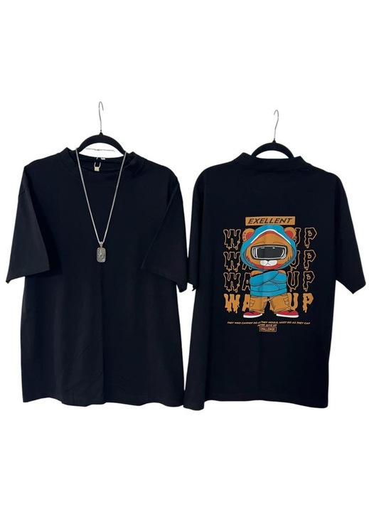 Tulmeretezett polo-fekete-"Showtime Origins", Fekete