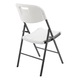 Сгъваем стол 87 x 53 x 46 CM, Елегантен дизайн, Компактен и издръжлив, Лесен за транспортиране и съхранение, Идеален за събития и градина, Бял