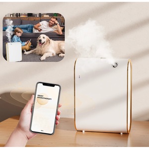 Difuzor/Odorizant Profesional Inteligent de Arome – Aromaterapie fara apa, Control prin Bluetooth, 350 ml, Ideal pentru spatii mari (pana la 140 m²) Hotel, Acasa, Birou, Spa – Alb